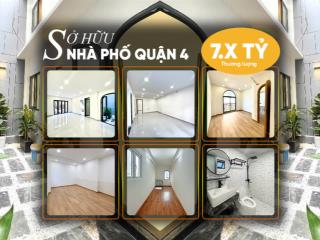 Bán gấp trước tết  nhà đẹp 3 tầng khánh hội q4 dt 67.4m² giá giảm sâu