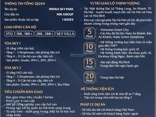 600800 triệu vẫn mua được nhà nội đô hà nội, chung cư hạng sang imperia sky park cđt mik group