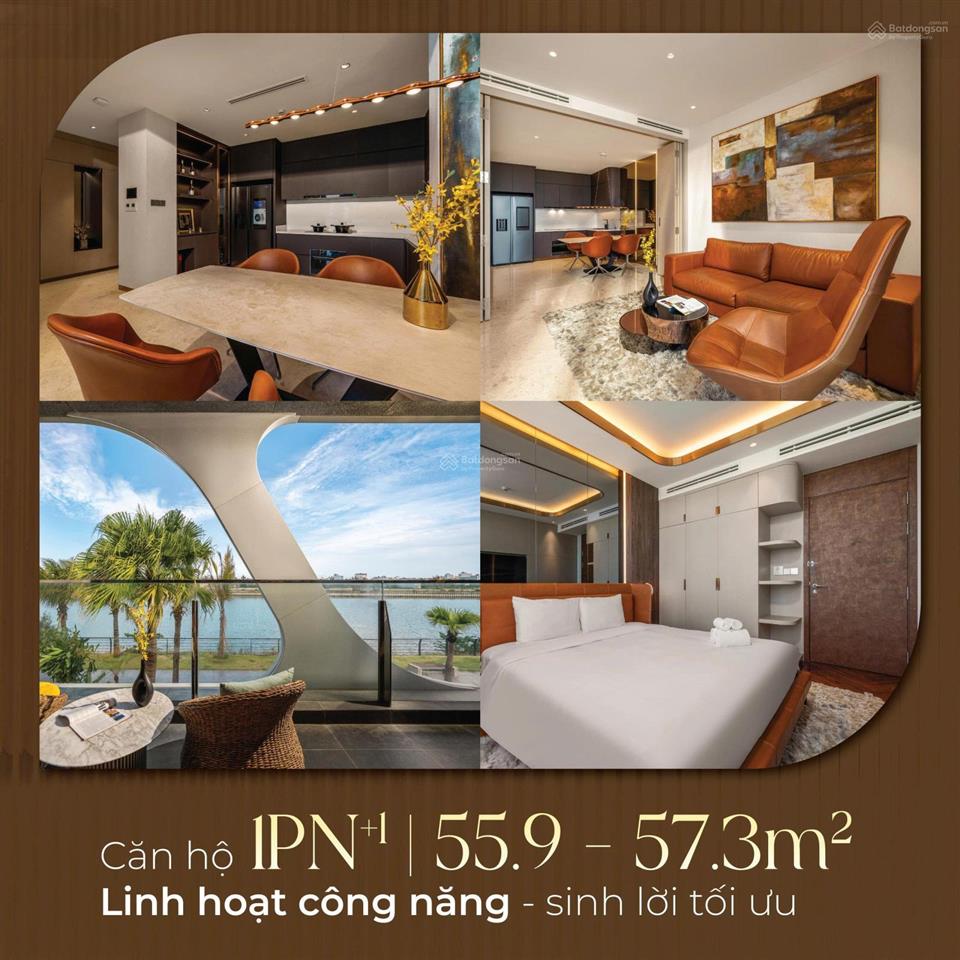 Quỹ căn 2pn  view sông, biển  tặng gói nội thất 200tr/  cam kết thuê lại 2535tr/tháng