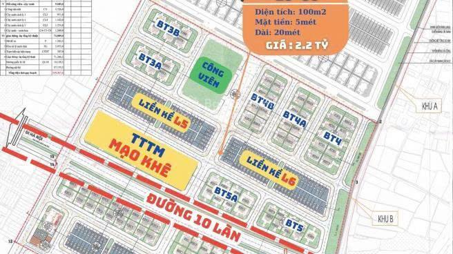 Vị trí kim cương pháp lý chuẩn mạo khê riverside, mua là thắng, ở là sướng! 100m2 giá chỉ 2.2 tỷ