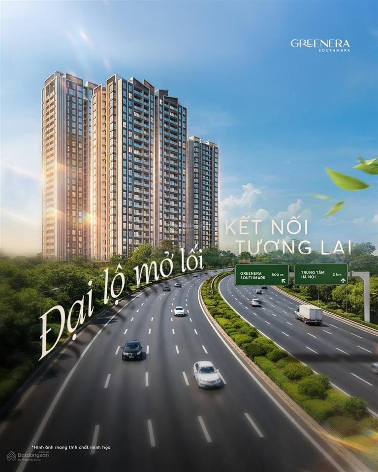Căn hộ 2 phòng ngủ greenera southmark 80m2 full nội thất cao cấp, giá 5,2 tỷ