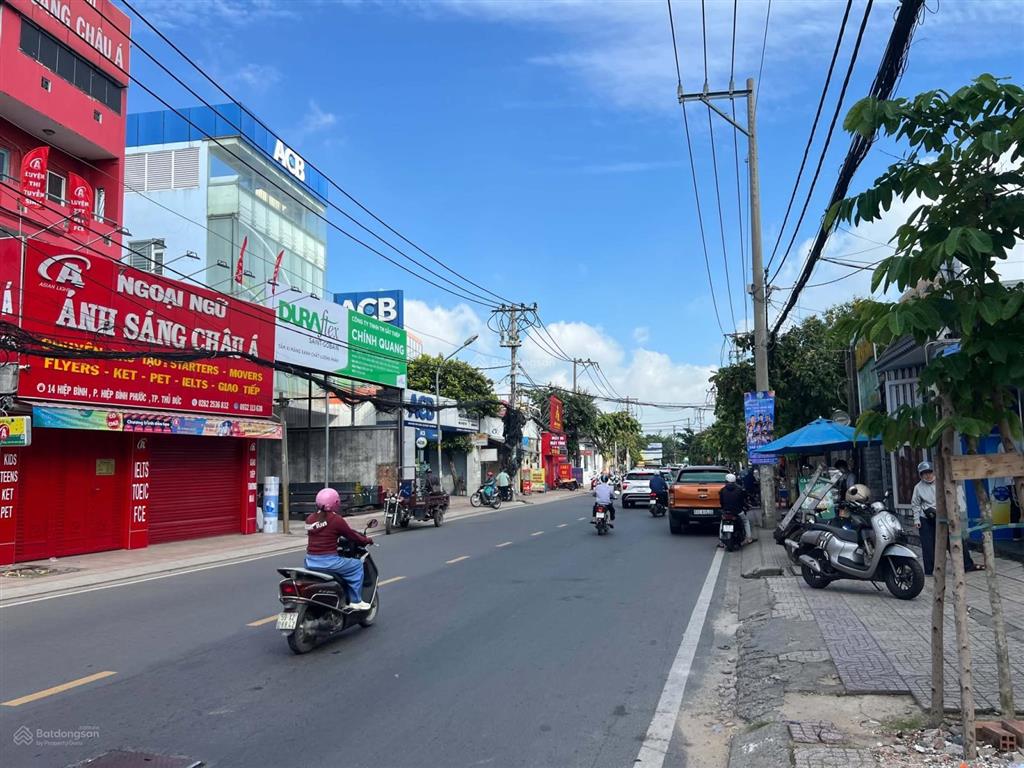 Bán lô đất 4x25m mặt tiền đường hiệp bình gần ngân hàng acb, sacombank