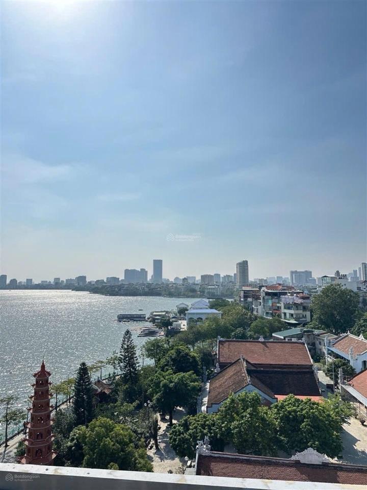 Bán tòa chdv tây hồ  97m* 8 tầng thang máy  ô tô  view hồ  dòng tiền 120tr/tháng 42tỷ