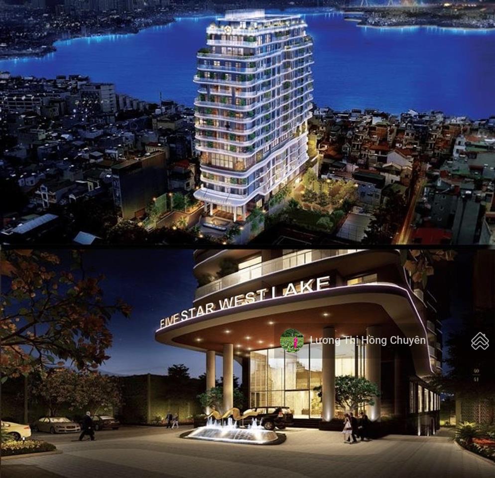 Căn hộ duplex chung cư cao cấp five star west lake  thụy khuê tây hồ, 283m 4pn 3vs 47,9 tỷ