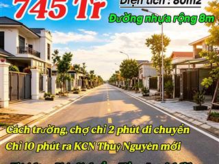 F0 mặt đường nhựa, phường bạch đằng ,thuỷ nguyên. chỉ từ 745triệu