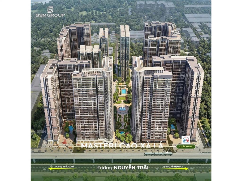 Masteri cao xà lá  vị trí vàng quận thanh xuân  mở bán giai đoạn đầu, nhận bảng giá sớm