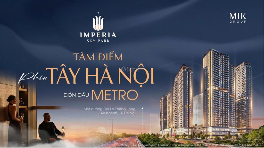 Bán ch 1pn, 1wc, 43m2 ở imperia sky park, 3,5 tỷ tại đại lộ thăng long, an khánh