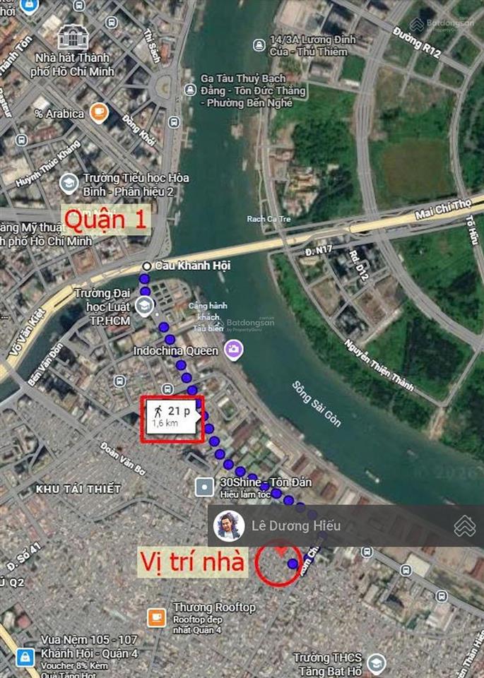 Bán nhà đoàn văn bơ. diện tích 60m2 quận 4. ngang 3.3m (nở hậu) hẻm an ninh. hoàn công đủ. không qh