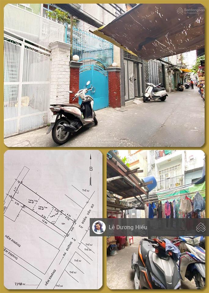 Bán nhà hẻm 4.2m. diện tích khủng 62m2. kt 3.7mx16m (nở hậu). khu dân cư hiện hữu. tiện xây mới