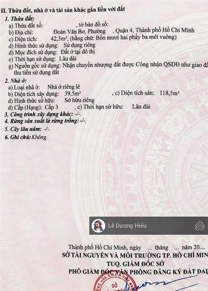 Có video 100%. bán nhà 3 tầng btct. 42m2 (3.3m x 13m). không quy hoạch. 4 ngủ. hẻm thông, sát đường