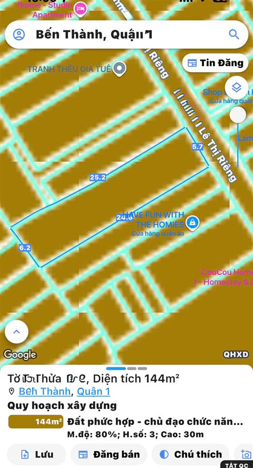 HIẾM - NGANG 6M*26M - BÁN NHÀ 2 TẦNG HXH Đ.LÊ THỊ RIÊNG, Q1 - CHỈ 30M NHÌN RA MT - VỊ TRÍ