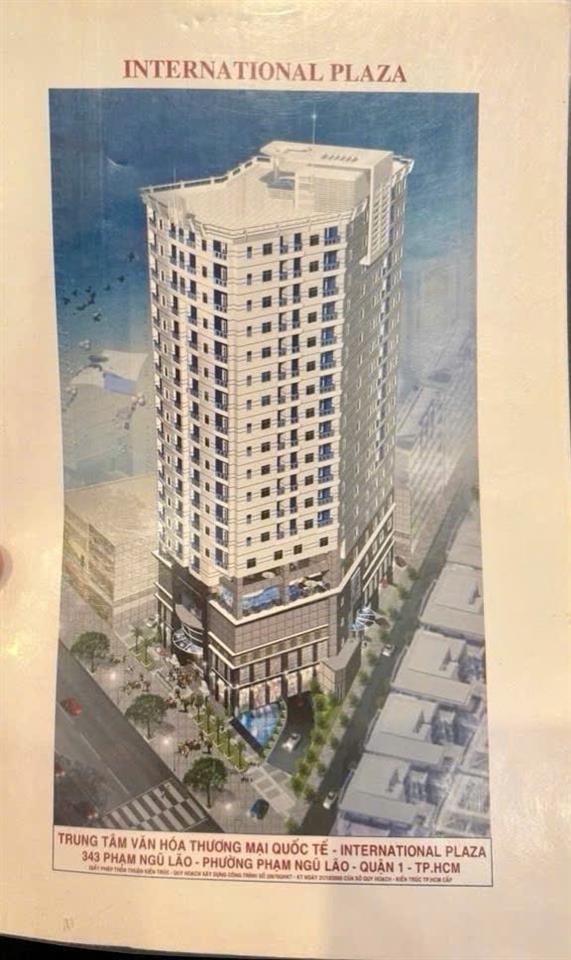 BÁN SIÊU PHẨM TÒA NHÀ INTRENATIONAL PLAZA Đ.PHẠM NGŨ LÃO, QUẬN 1- DT 822M2 NGANG 27M*30M-