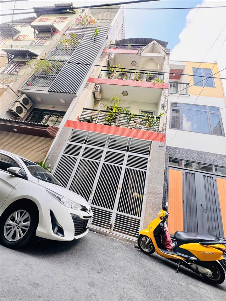 BÁN NHÀ 5 TẦNG MỚI - MẶT TIỀN XE HƠI ĐẬU CỬA Đ.NGUYỄN THIỆN THUẬT, QUẬN 3- KHU VIP PHÂN