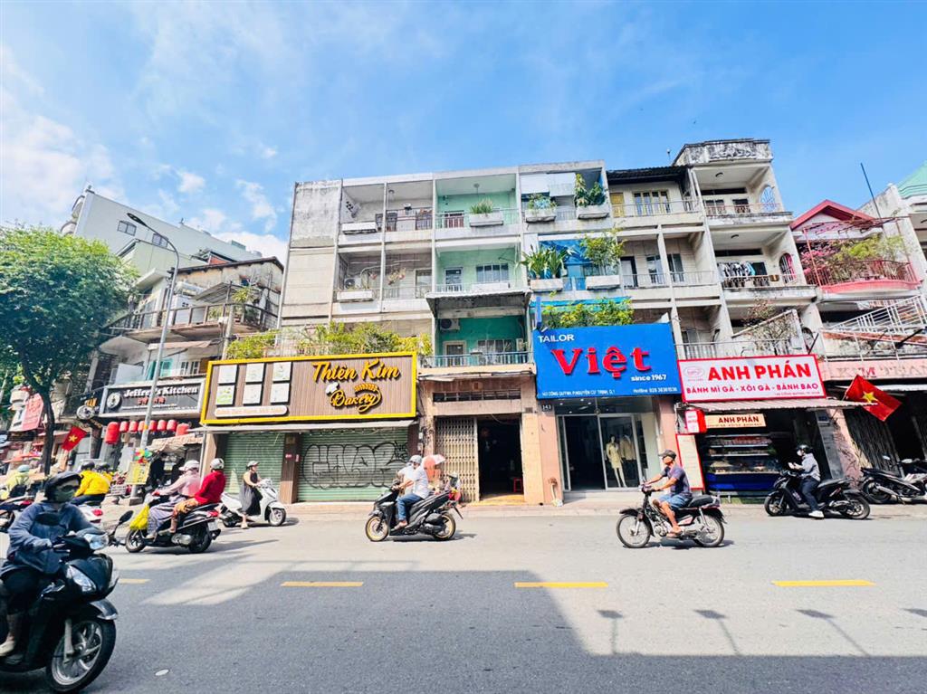 QUẬN 1: BÁN NHÀ 4 TẦNG MẶT TIỀN CỐNG QUỲNH, P.CẦU ÔNG LÃNH- DT 4M*23M SH VUÔNG ĐẸP- NGAY