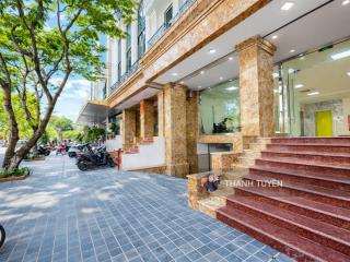 Thanh xuân  320m2  mt 12m  10 tầng  lô góc 3 thoáng  14x tỷ