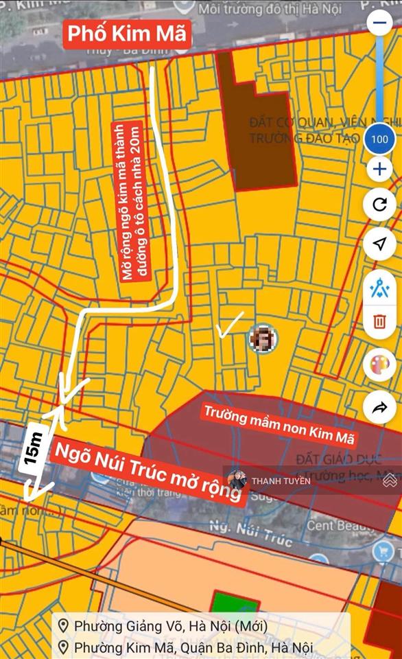 Khách bỏ cọc vì ko xoay được tiền. chủ giảm 2 tỷ bán nhà kim mã 50m2  mặt tiền 4.3m  5 tầng