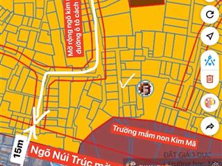 Khách bỏ cọc vì ko xoay được tiền. chủ giảm 2 tỷ bán nhà kim mã 50m2  mặt tiền 4.3m  5 tầng