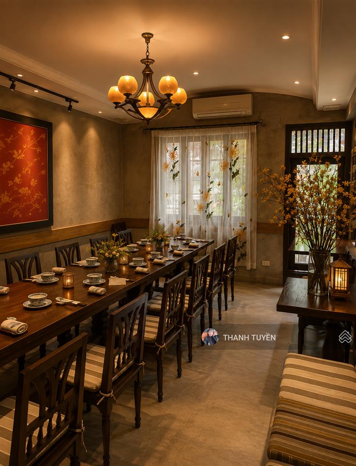 Trung tâm ba đình nhà hàng 250m2. mt 10m thoáng trước sau dòng tiền ~120.000 usd/năm nằm gi