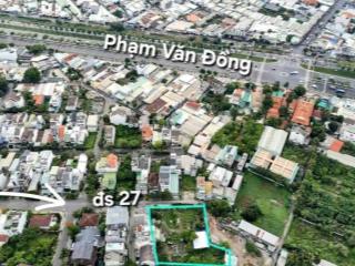 Bán đất ss mặt tiền phạm văn đồng hiệp bình chánh thủ đức dt 2.213m2 quy hoạch 35 tầng giá 145 tỷ