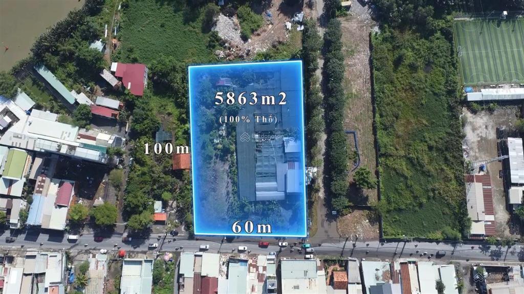Bán đất mặt tiền nguyễn duy trinh phú hữu quận 9 dt 60x100m (5.863m2) full thổ giá thương lượng