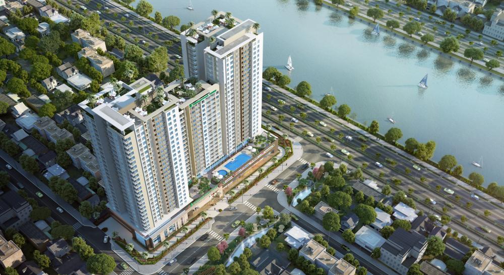 Căn hộ 65.6m2, 2pn, 2wc view thoáng mát. ký hđmb 10% còn lại góp 36 tháng không lãi, vay bank 80%
