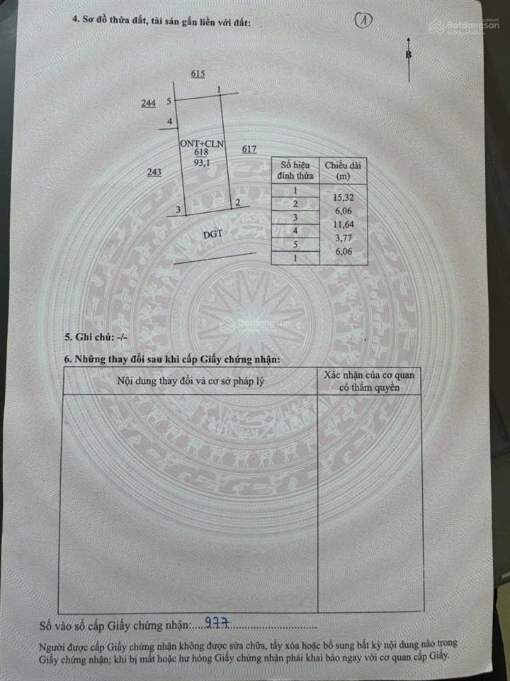 Bán đất thuần thành thái thụy thái bình dt 93m2 . giá 650triệu đường oto tránh vỉa hè.