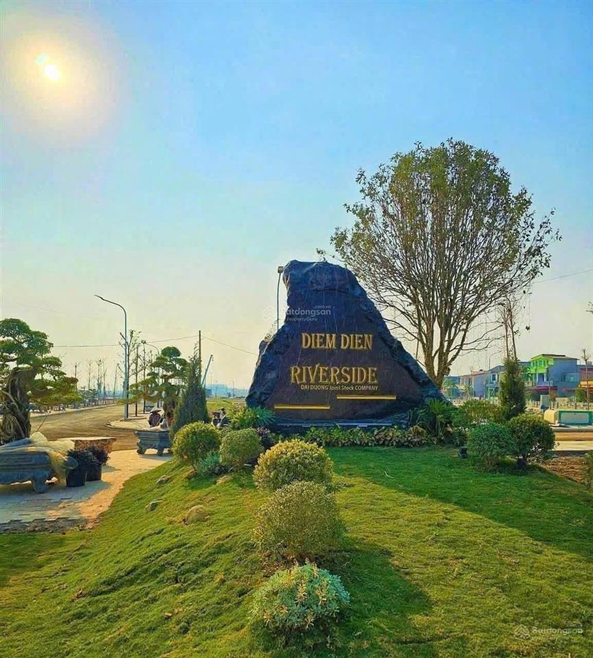 Bán đất khu đô thị rivers diêm điền  thái thụy  thái bình. ngay kcn liên hà thái giá 30tr/m2