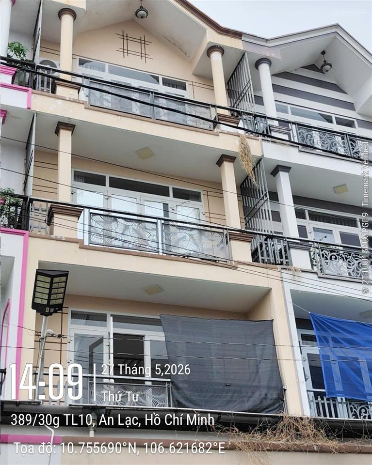 Ra nhanh 8.8 tỷ tl, nhà đẹp 5 tầng, 5.2x15m, hẻm tải thẳng, sát q6, tỉnh lộ 10, hoa hồng 3%