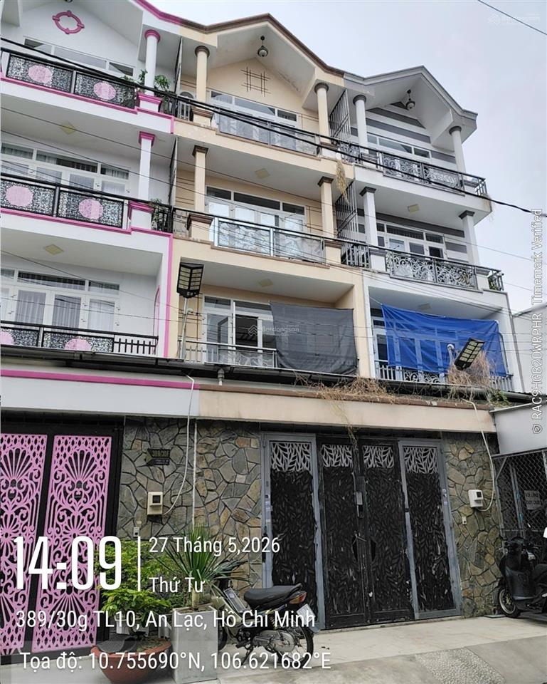 Ra nhanh 8.8 tỷ tl, nhà đẹp 5 tầng, 5.2x15m, hẻm tải thẳng, sát q6, tỉnh lộ 10, hoa hồng 3%