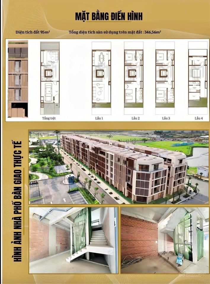 Cho thuê nguyên căn nhà phố soho quận 2 giá 20tr, nhà 1 trệt 4 lầu, 95m2, cho thuê ngay