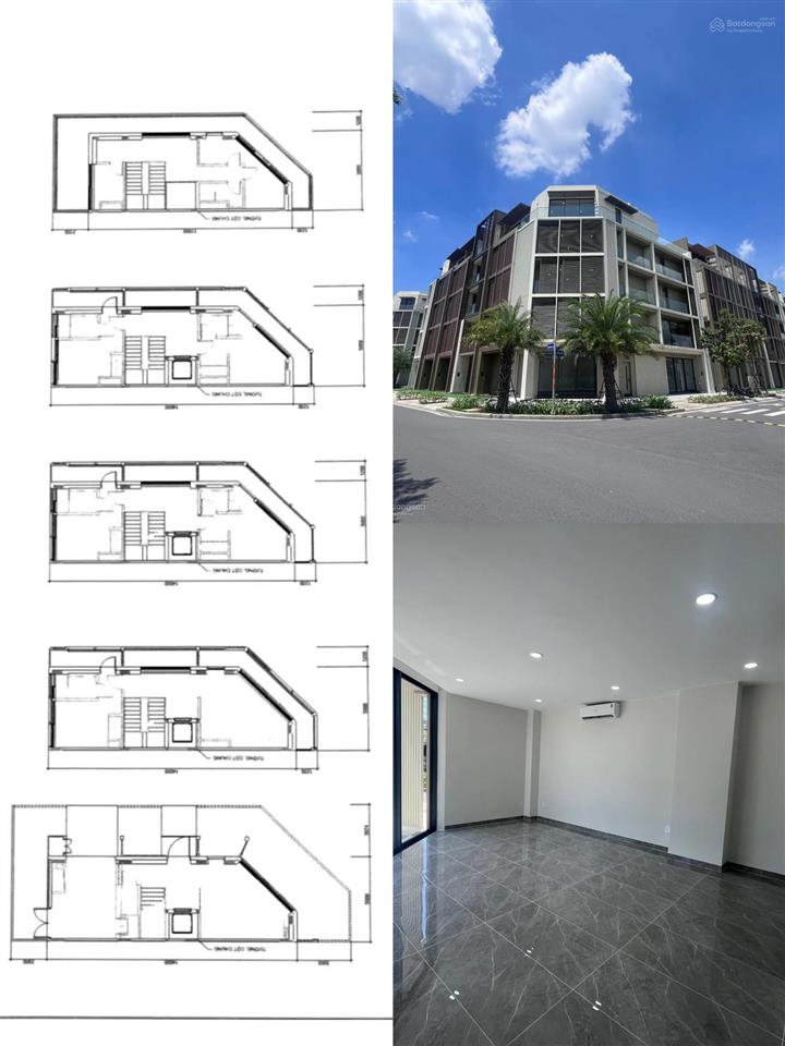 Cho thuê nguyên căn nhà phố soho quận 2 giá 20tr, nhà 1 trệt 4 lầu, 95m2, cho thuê ngay