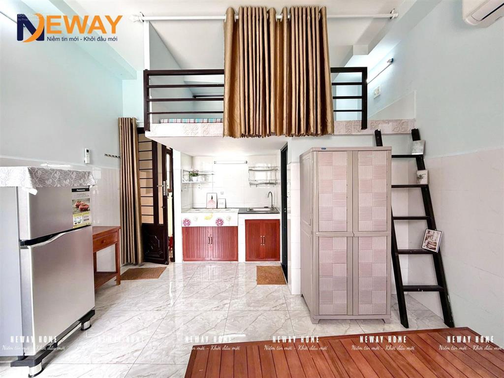 Khai trương mới xây full nội thất gác cao 2m phòng rộng, nằm ngay âu cơ  an lạc