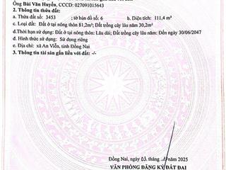 Chính chủ cần bán đất nền vị trí đẹp pháp lý rõ ràng giá đầu tư