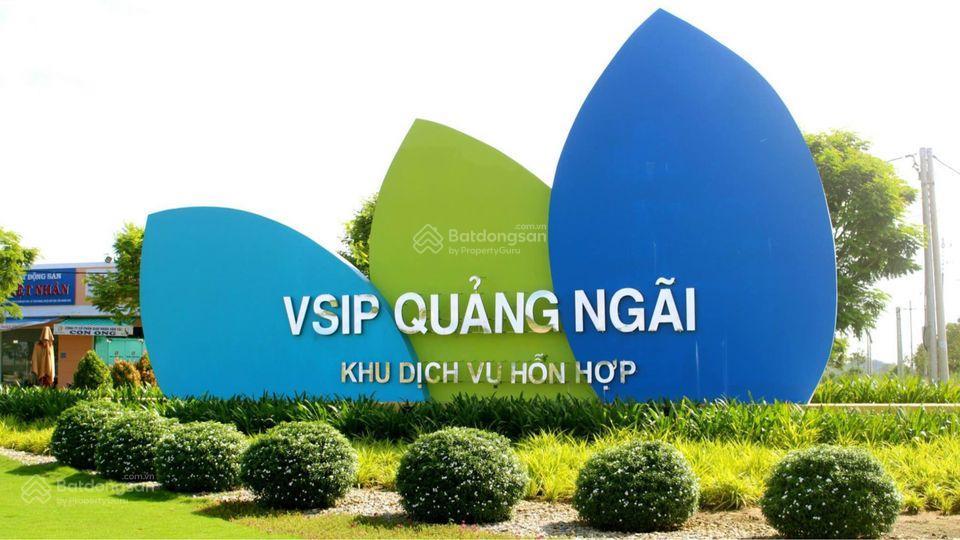 Bán đất nền dự án view đẹp tại khu dịch vụ hỗn hợp vsip quảng ngãi, 19 triệu / m2, 126 m2