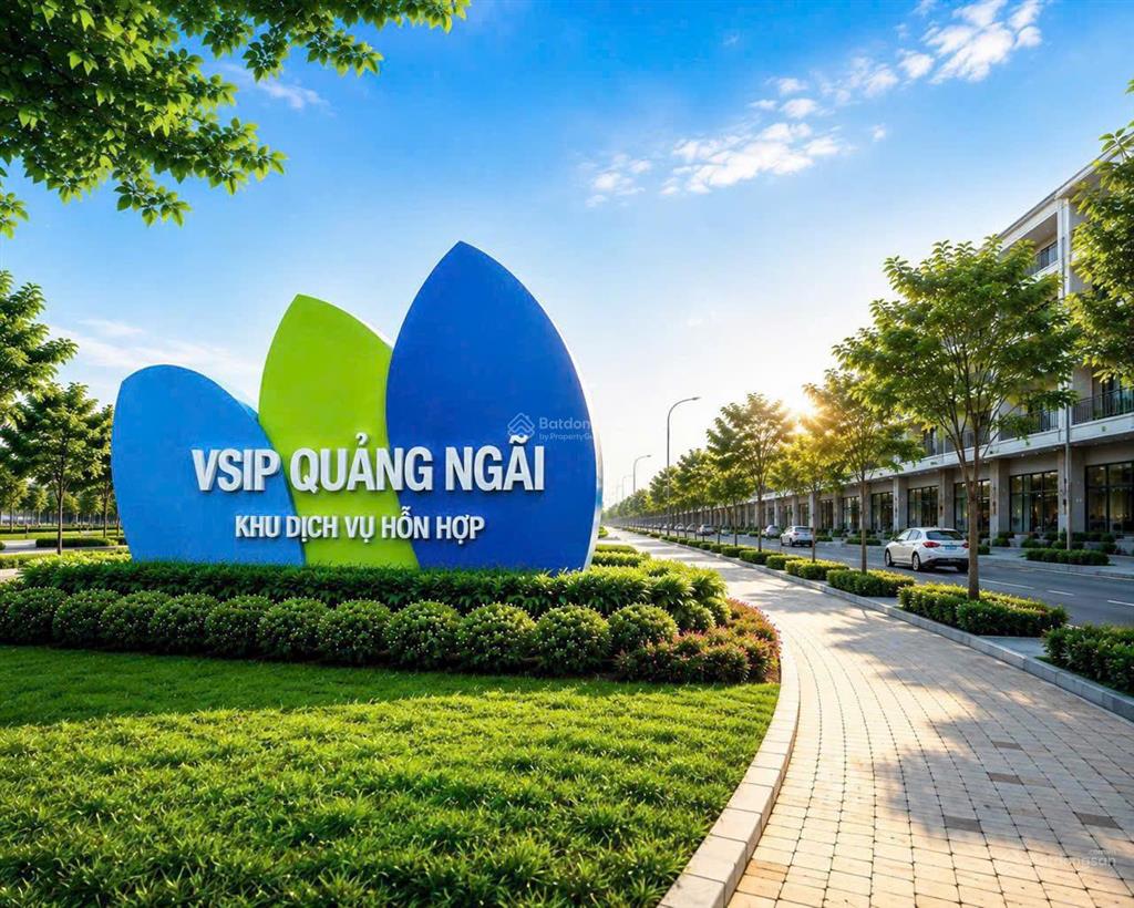 Kinh doanh dòng tiền bởi nhu cầu thuê cực lớn tại khu dịch vụ hỗn hợp vsip quảng ngãi