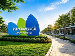 Kinh doanh dòng tiền bởi nhu cầu thuê cực lớn tại khu dịch vụ hỗn hợp vsip quảng ngãi