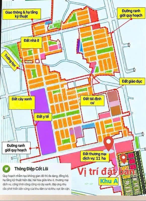 Bán đất dự án vsip quảng ngãi sát quỹ đất thương mại dịch vụ giá chỉ 10 triệu/m2