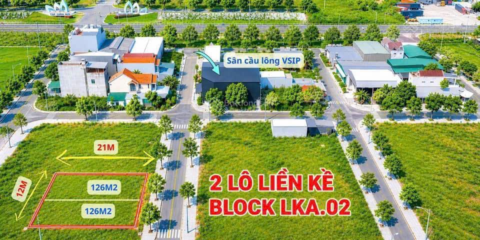 Bán nhanh một cặp liền kề 252m2 ngay khu kinh doanh dự án vsip quảng ngãi giá mềm