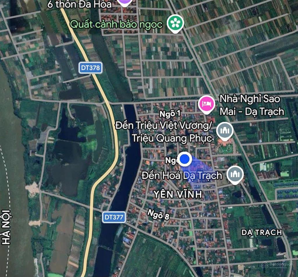 Bán 206m² đất ont cạnh sân golf khoái châu hưng yên giá 20tr/m² (rẻ hơn tt 40%) cc 0888 914 ***