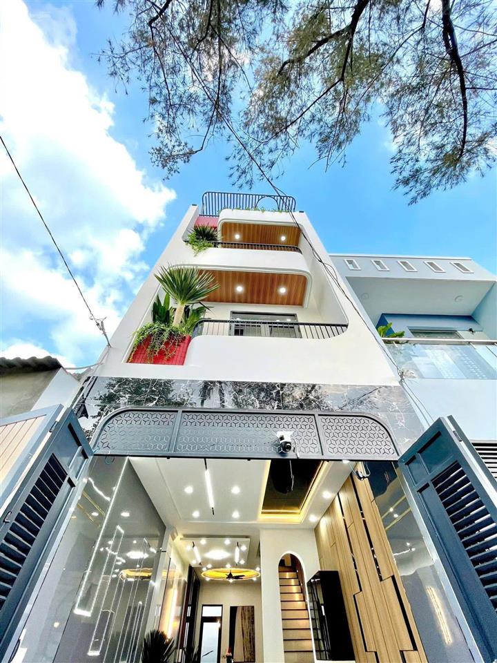 Ngay ngã 4 cầu bình phước  60m2  4 tầng  4pn, 6wc hẻm 2 xe hơi tránh  full nội thất chỉ 5.7tỷ