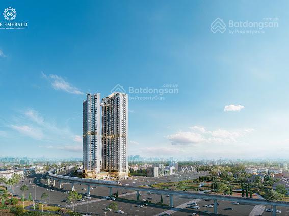 Nhà đã có sẵn the emerald 68 cđt lê phong giá chỉ còn 3tỷ2 2pn2wc, chiết khấu lên tới 19% ưu đãi