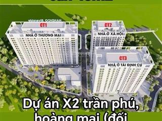 Bán căn hộ x2 trần phú,hoàng mai