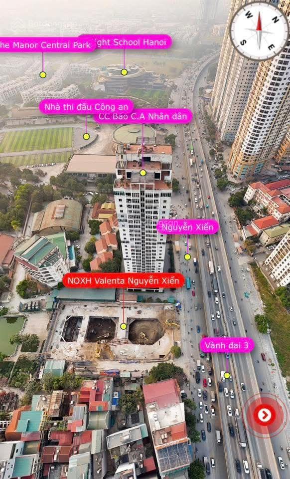 Bán căn hộ 70m2  2pn 2vs mặt đường nguyễn xiển