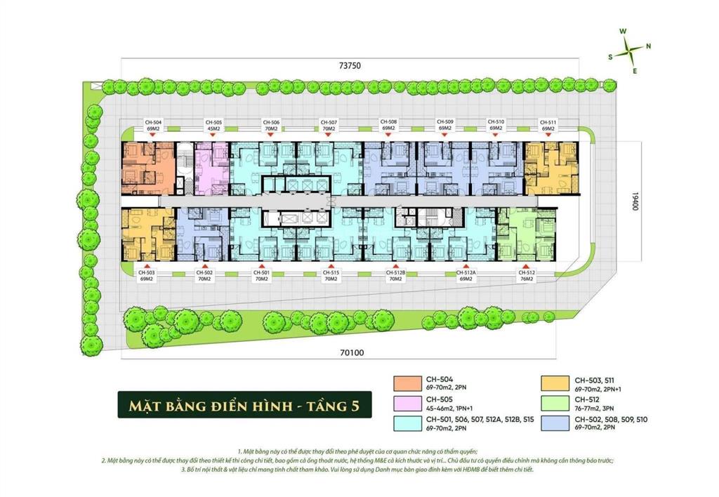 Bán căn hộ 70m2  2pn 2vs mặt đường nguyễn xiển