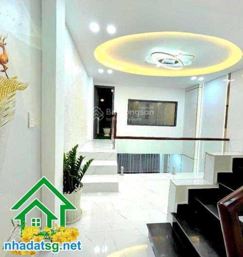 Chỉ 6,69 tỷ siêu phẩm đường số 21 p8 gò vấp hẻm xe hơi 4m 3 tầng full nội thất 3pn 4wc