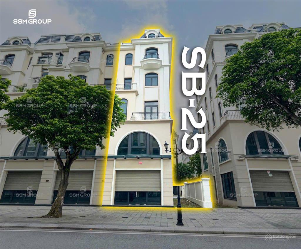 Shop xẻ khe sb25, tâm điểm kinh doanh ngay cạnh vincom mega mall, 20,5 tỷ