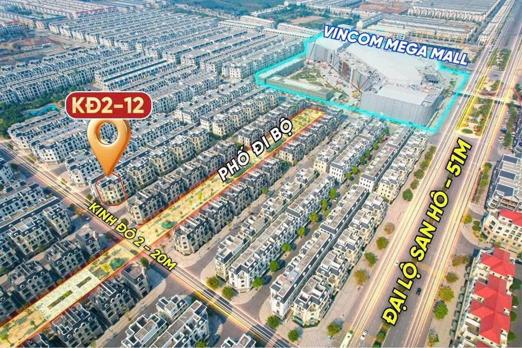 Hàng hiếm hiếm có biệt thự góc vip hiếm có kinh đô 2  ocp2, 31.9 tỷ