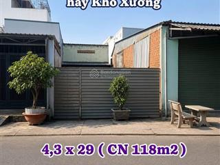 Hàng thơm giá tốt  4.3x29  mặt tiền đường 688 tân kỳ tân quý  sát aeon tân phú  chỉ 7.x tỷ