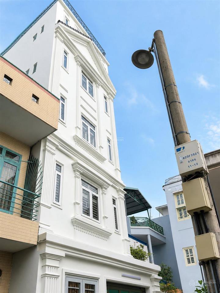 Bán toà nhà chdv 5 tầng âu cơ, tân phú 101m2 (5.7x19m) doanh thu đều đặn 80 tr/tháng