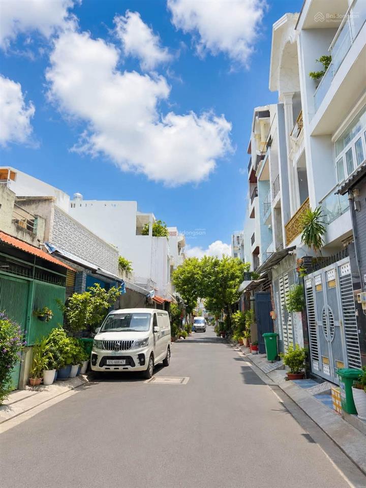 Bán nhà hẻm nhựa 6m gần chợ gò xoài, 70m2, 4 tầng, nhà mới nhỉnh 8 tỷ